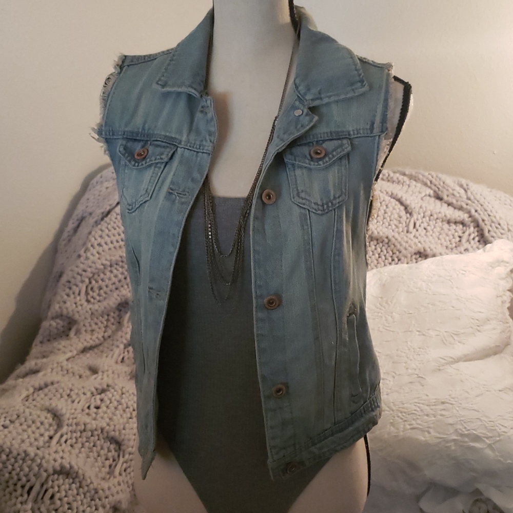 Denim vest